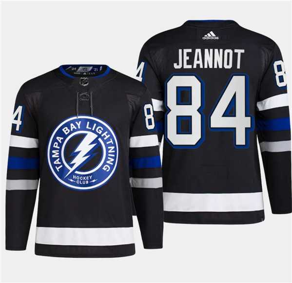 Mens Tampa Bay Lightning #84 Tanner Jeannot Black 2024 Stadium Series Stitched Jersey Dzhi->tampa bay lightning->NHL Jersey